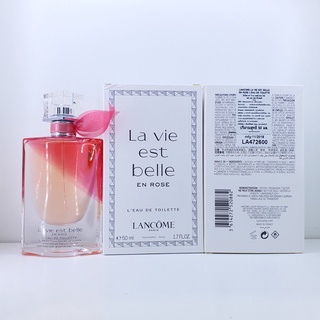 น้ำหอมแท้ Lancome La Vie Est Belle EN Rose EDT 50ml กล่องเทสเตอร์