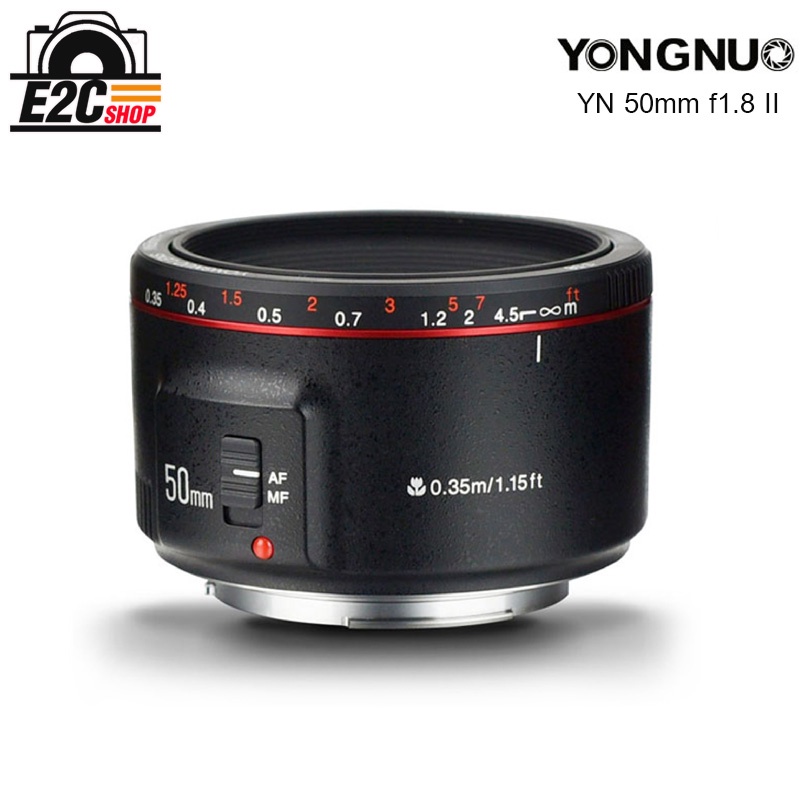 Yongnuo YN 50mm f1.8 II for Canon EF (Black) ประกันศูนย์ในไทย
