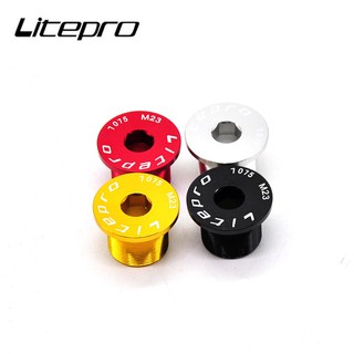 Litepro อะไหล่สกรูท่อตะเกียบหน้า อลูมิเนียม M23 M24 28.6 มม. สําหรับรถจักรยาน Fnhon Dahon Langtu