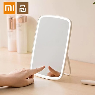 Xiaomi Youpin Jor Dan Judy อัจฉริยะแบบพกพาแต่งหน้ากระจกเดสก์ท็อปไฟ LED แบบพกพาพับกระจกหอพักเดสก์ท็อป SK1263