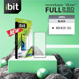 กระจกกันรอย ibit 2.5D Full coverageรุ่นReno5 5G