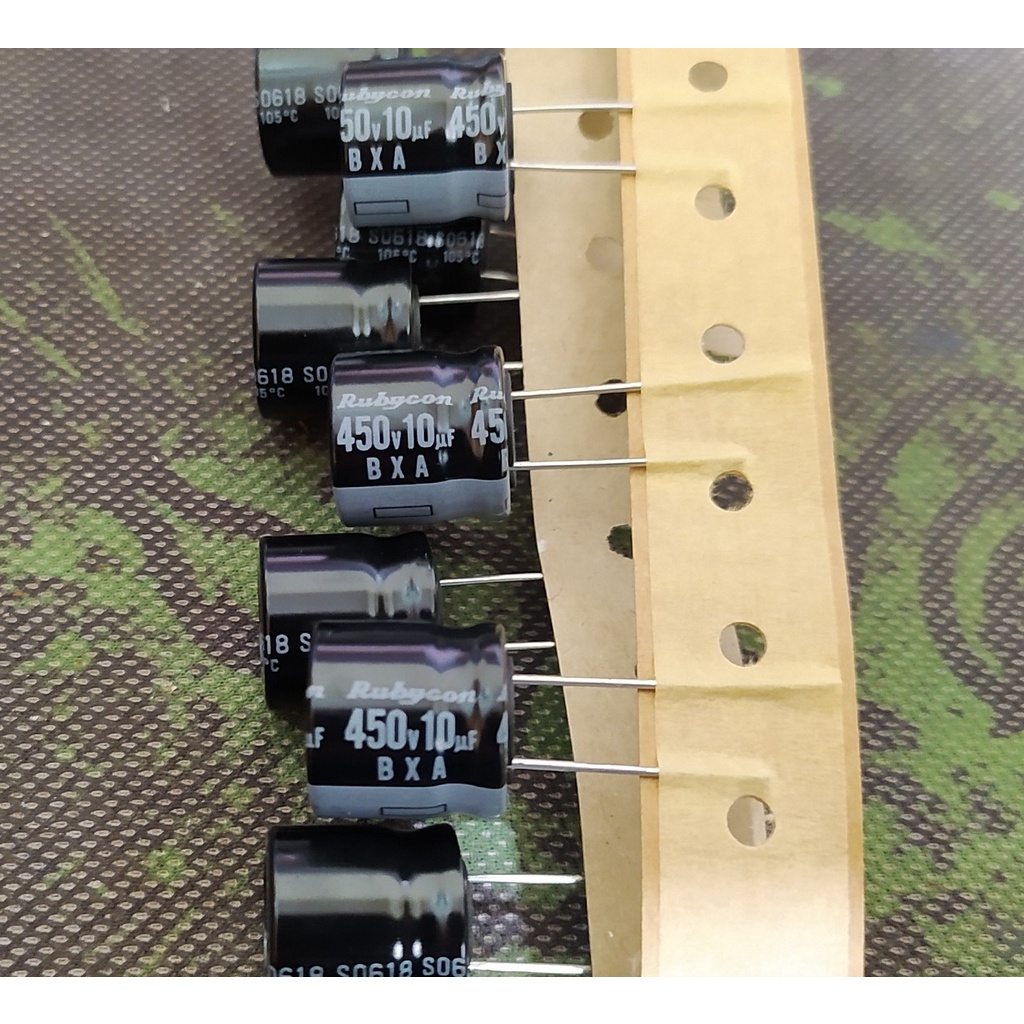 Rubycon Capacitor 10uF 450V - ของแท้