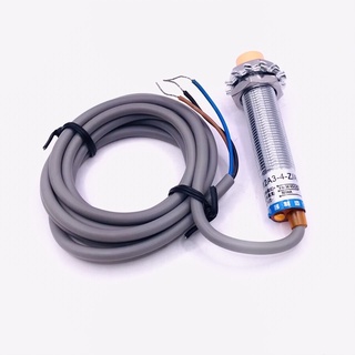 LJ12A3-4-Z/AX Proximity Sensor Switch เซนเซอร์ตรวจจับโลหะ  ขนาดเกลียว 12mm NPN NC  ระยะตรวจจับ 4mm  6-36VDC-300mA 3สาย