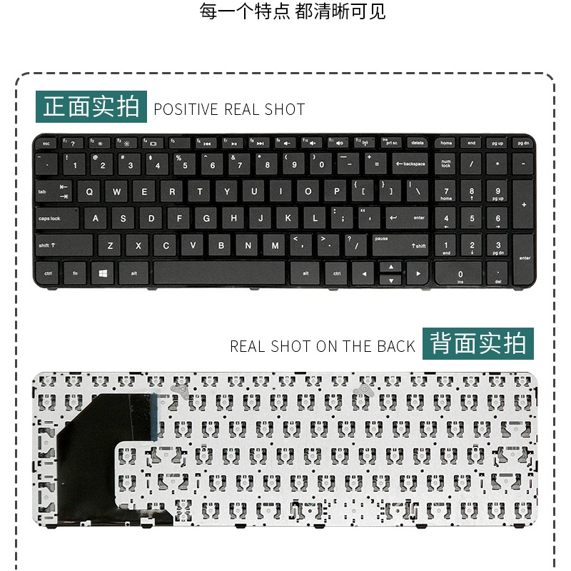 แป้นพิมพ์โน้ตบุ๊ก HP 15-B135TX B101TX B119TX B003TX B004TX TPN-Q114