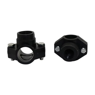 1/2 "3/4" ท่อข้อต่อคงที่ DN32/25 ท่อหนีบการเกษตรประหยัดน้ําชลประทานซ่อมท่อน้ํา