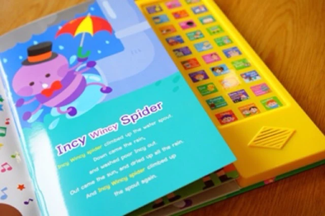 หนังสือเสียงเล่ม Song -- Sound Book Songs for Kids ของแท้ -- หนังสือเสียงที่เสียงดีที่สุด เสียงใส สำเนียงเป๊ะ มี 30 เพลง thumbnail 6