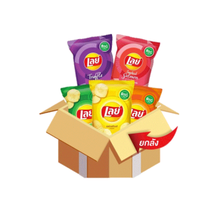 [ใส่code 99FMCG120 ลดเพิ่ม12%][ขายยกลัง 24 ซอง] Lays เลย์ มันฝรั่งแท้ ขนาด 32 บาท (เลือกรสได้)