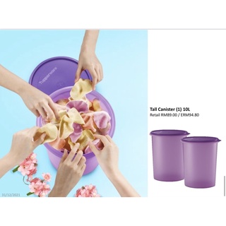 Tupperware ถังขนาด 10 lit ฝาแน่นสนิทมากๆค่ะ