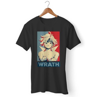 เสื้อยืด Meliodas wrath The Seven Deadly Sins สำหรับผู้ชาย