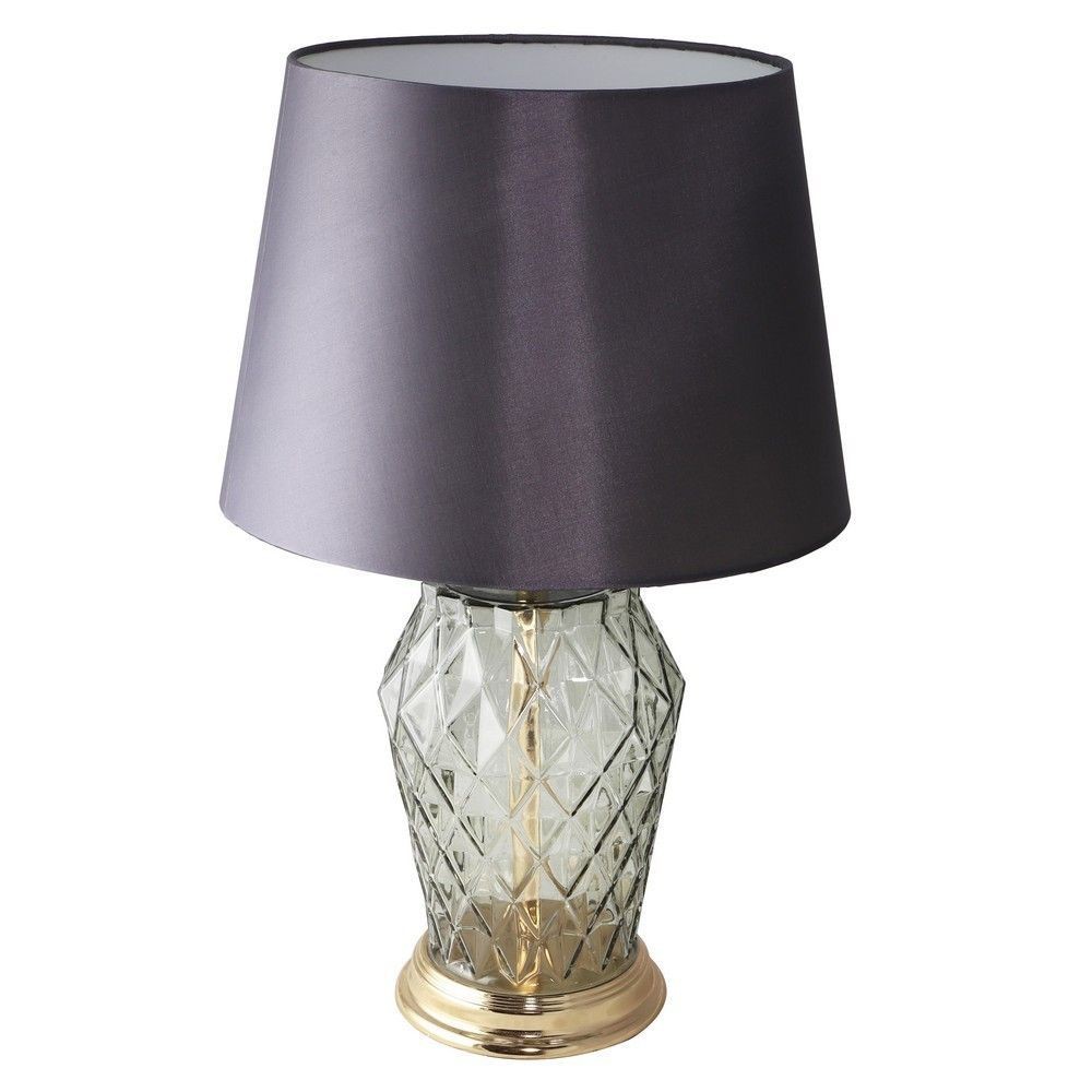 โคมไฟตั้งโต๊ะ ไฟตั้งโต๊ะ CARINI CONTEMPORARY MT5133C ผ้า สีเทา/ขาว โคมไฟ โคมไฟและหลอดไฟ TABLE LAMP C