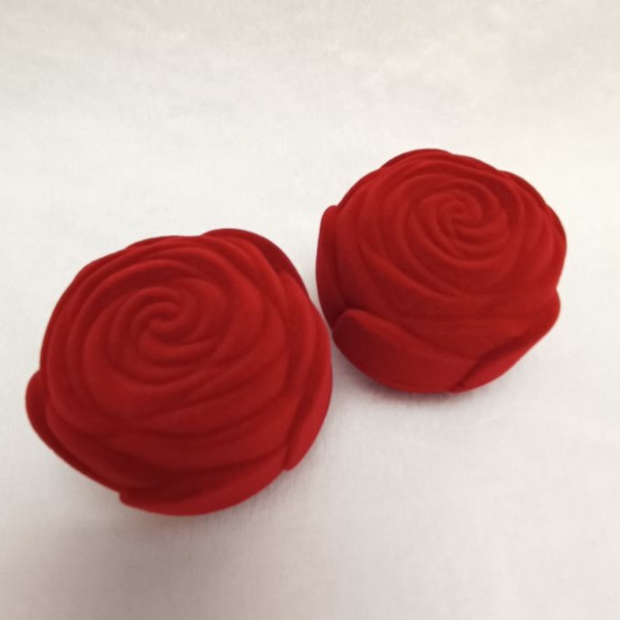 พร้อมส่ง!! กล่องแหวนกำมะหยี่แฟนซี กุหลาบ ขนาดใหญ่ รุ่น B วาเลนไทน์ - รูปที่ 3