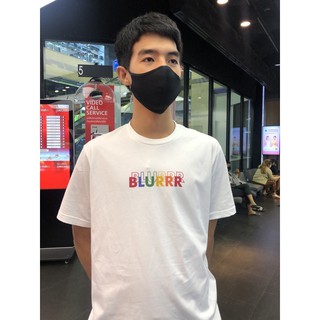 (ส่งฟรี) เสื้อยืดสีขาว Double BLURRR (white)* Tee❇️🤍