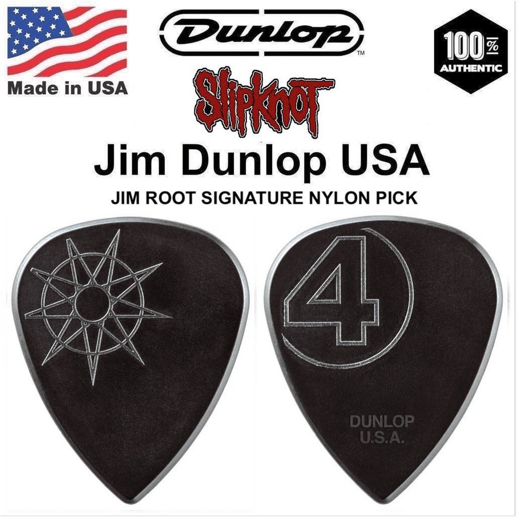 ปิ๊กกีตาร์ไนลอน Dunlop JIM ROOT