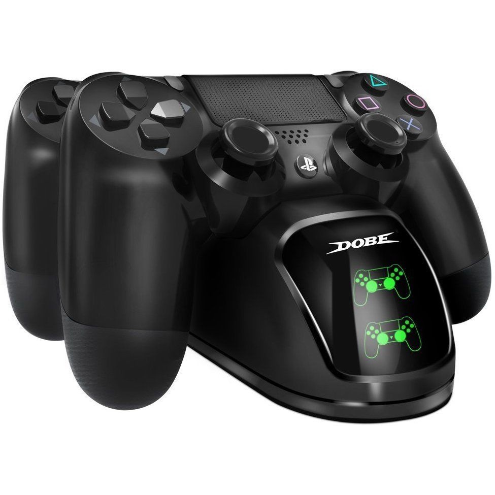 PS4 Dual Shock Controller Dual USB Charging Charger Docking Station ...