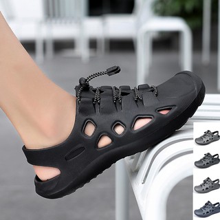 Ready stock men duet sport clogs mules sandals shoes men Crocs shoes PHXJ