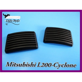 MITSUBISHI L200 CYCLONE year 1996-2005 BRAKE PEDAL &amp; CLUTCH PEDAL RUBBER SET // ยางแป้นเบรก ยางแป้นคลัทช์ สินค้าคุณภาพดี