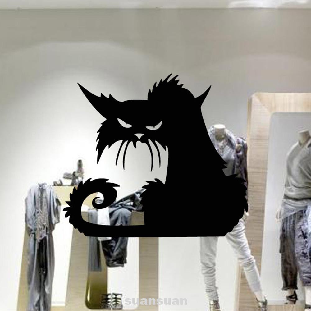 3D Decal Terror Home/Shop Decoration Halloween Theme Wall Sticker Black ...