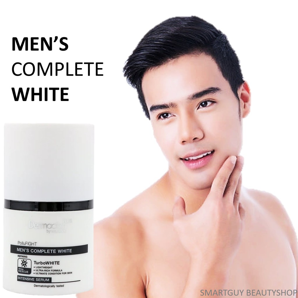 Dermaction Plus By Watsons Men’s Complete White Intensive Serum 30ml เซรั่มบำรุงผิวหน้าสูตรพรีเมี่ยมสำหรับผู้ชาย