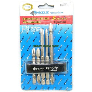 Benz SCREWDRIVER BIT SET ชุดดอกไขควง ชุด 5 ตัว#151