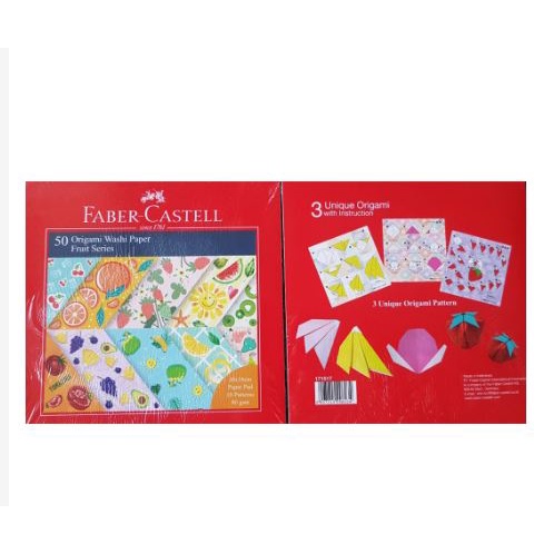[TOSERBA_EMAK] - Faber-Castell Origami Washi Paper 16 x 16 Origami Paper กระดาษพับ