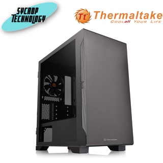 mATX CASE (NP) THERMALTAKE S100 TG (BLACK,CA-1Q9-00S1WN-00)