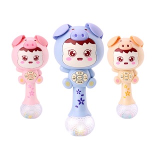 💖ของเล่น 2 ภาษา💖 จีน-อังกฤษ ของเล่นเขย่ามือ ของเล่นเสริมพั