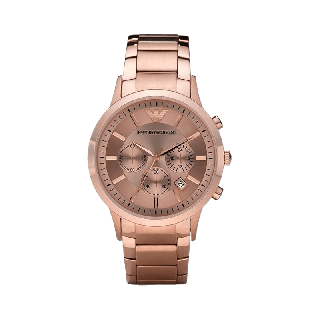 EMPORIO ARMANI นาฬิกาผู้หญิง รุ่น AR2452 Classic Chronograph - Rose Gold