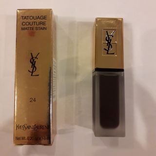 ลิป YSL ของแท้ สีดำน้ำตาล