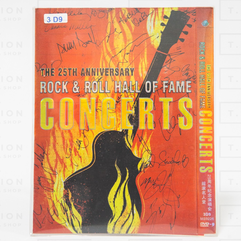 [[ DVD คอนเสิร์ต ]] The 25TH Anniversary Rock &amp; Roll Hall of Frame Concerts (3 แผ่น)