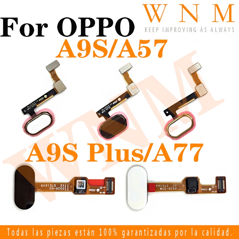 Touch ID สําหรับ Oppo A57 A77 / R9S R9SPlus R9s + Plus CPH1715 CPH1701 F3 ริบบิ้นลายนิ้วมือ Sensor F