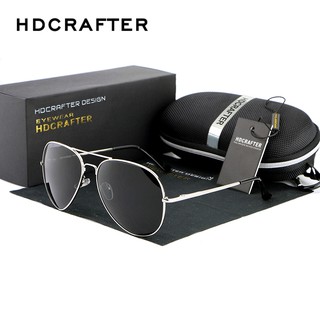 แว่นตากันแดดออกแบบแบรนด์   ผู้ชาย Polarized UV400   ป้องกันดวงตา เคลือบแว่นตาดวงอาทิตย์