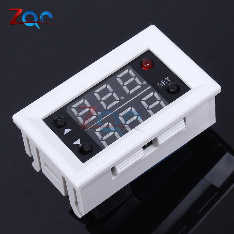 Mini 12v 20a Digital LED Dual Display Timer Relay Module timing delay Cycle