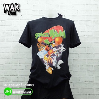 เสื้อยืดคอกลมเสื้อยืด Space Jam สินค้าลิขสิทธิ์แท้100%S-5XL