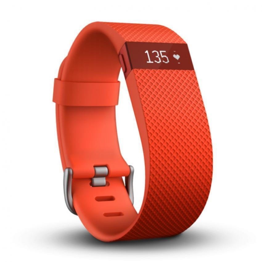 Fitbit Charge HR, Large (Tangerine)