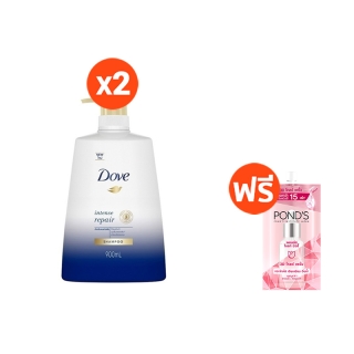 [ใส่โค้ด RA9WCZPN ลดเพิ่ม20%] Dove Shampoo 850-900ml (2-4 Bottles)