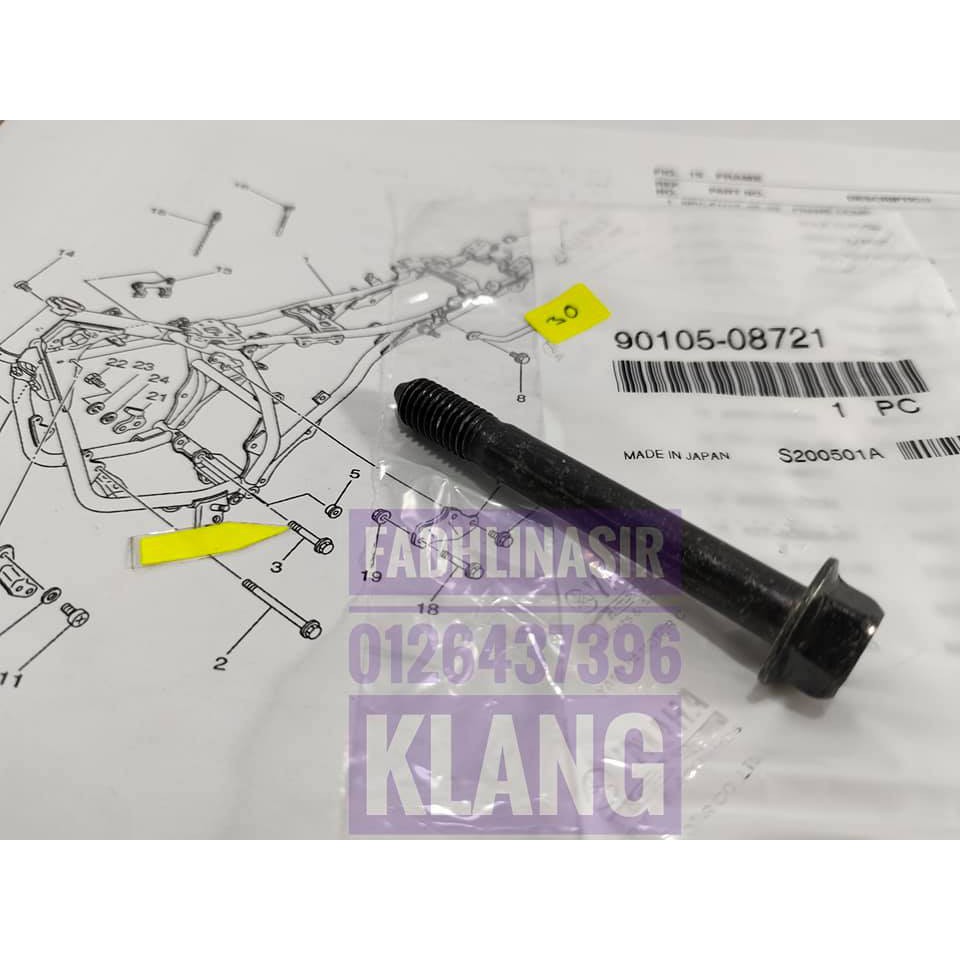 SHAFT ENJIN TENGAH RXZ JAPAN