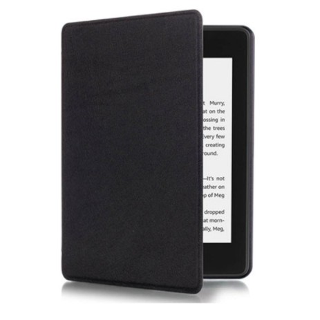 Kindle Paperwhite Leather Smart Cover - Black