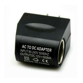 พร้อมส่ง แปลงไฟบ้านให้เป็นไฟ 12V Dc 500 M แบบที่จุดบุหรี่ในรถยนต์