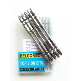 ดอกไขควงแฉก2ปลาย BELCO 2x110รุ่นงานหนัก 1ดอก