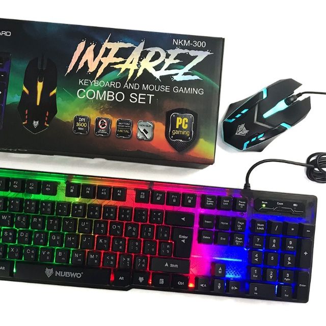 Nubwo Combo Set Keyboard &Mouse NKM-300