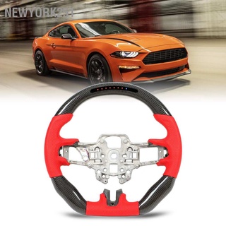 Newyork251 ไฟเลี้ยวคาร์บอนไฟเบอร์ Led 9 ดวง แบบเปลี่ยน สําหรับ Ford Mustang Ecoboost Gt Shelby 2018‐2022