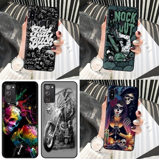 เคส TPU นิ่ม ลายหัวกะโหลก Grim Reaper 146GDP สําหรับ Samsung A01 EU A02 M02 A02S US A03 166 มม. A164 มม. A03S A53 A52 5G A52 4G