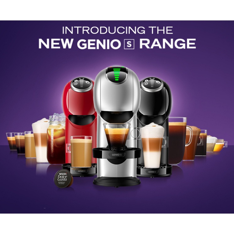 KRUPS เครื่องชงกาแฟแคปซูล Nescafe Dolce Gusto รุ่น Genio S ขนาด 0.8L