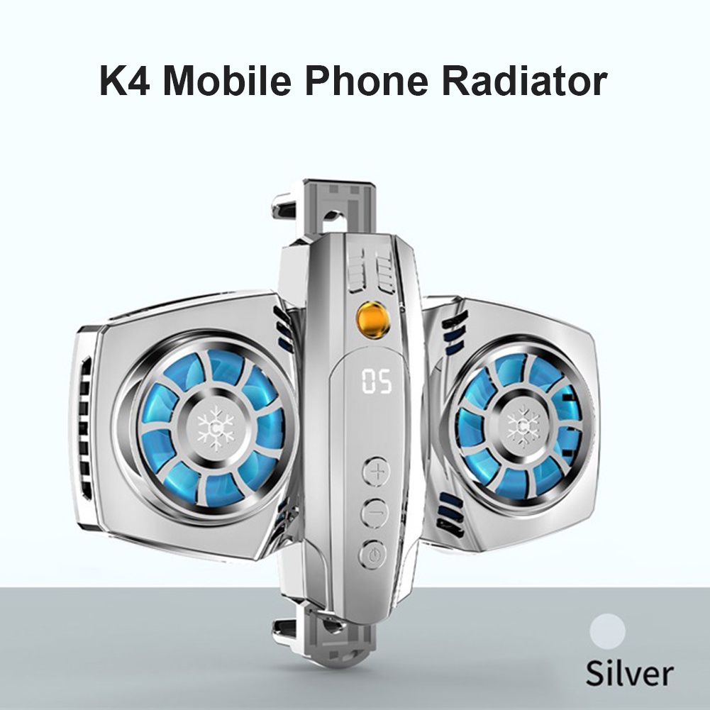 thumbnail image 2 of Mobile Phone Cooler With Dual Fans & Game Triggers - Rechargeable Cooling System For Gaming Phones 2 of 4
