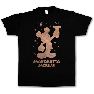 [S-5XL]เสื้อยืด พิมพ์ลาย Margerita Mouse Fun Alkohol Betrunken Drunk Party Junggesellenabschied