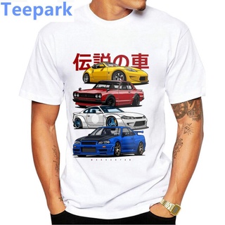 เสื้อยืดลําลอง พิมพ์ลายการ์ตูนรถยนต์ JDM Civic Blend CRX Integra แฟชั่นฤดูร้อน สําหรับผู้ชาย