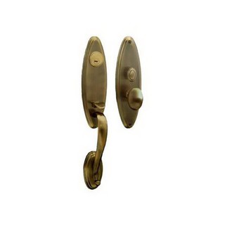 มือจับ MORTISE PLATE MTL DTNL-6006 DYB สีทองเหลืองรมดำ มือจับประตู MORTISE LEVER LOCK SET MUL-T-LOCK DTNL-6006 DYB ANTIQ