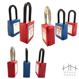 กุญแจนิรภัย กุญแจนิรภัยก้านไนล่อน กุญแจนิรภัยก้านสแตนเลส Keyed differ Lockout/ Safety padlock
