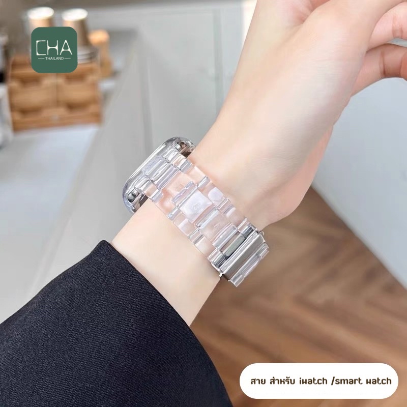 สาย Watch 8 ultra10 9 7 6 5 4 3 2 1 สาย smart Watch ขนาด40/44/41/45/46/49/S10 มม พร้อมส่ง สาย smart watch สาย iWatch