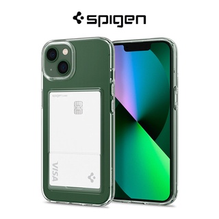 Spigen เคสคริสตัล ช่องใส่บัตร สําหรับ iPhone 13